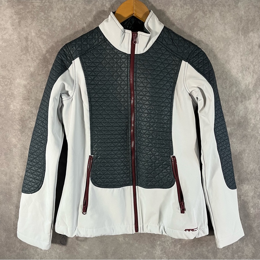 Arctix Blaise Jacket Women S / P Cream Black Maroon Zip Mock Neck Winter #62780